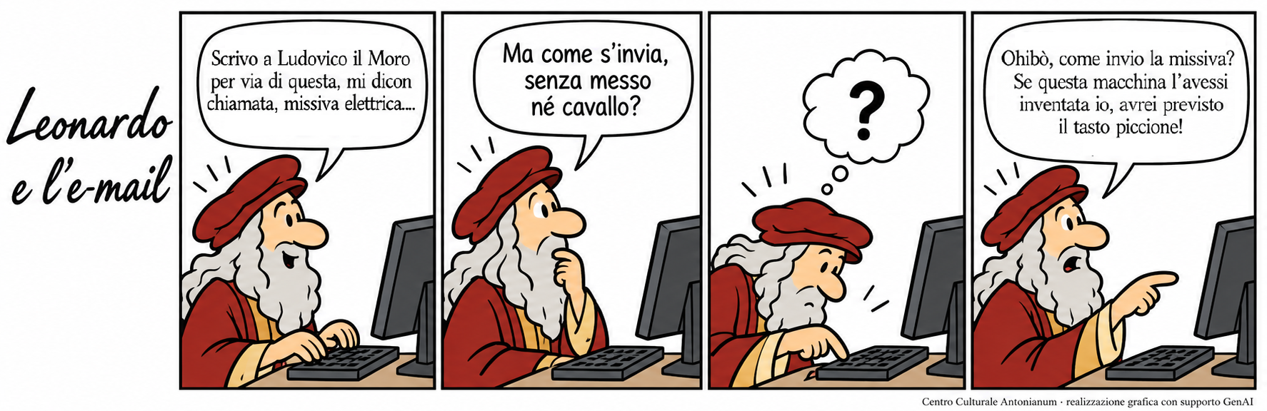 Leonardo e l'email