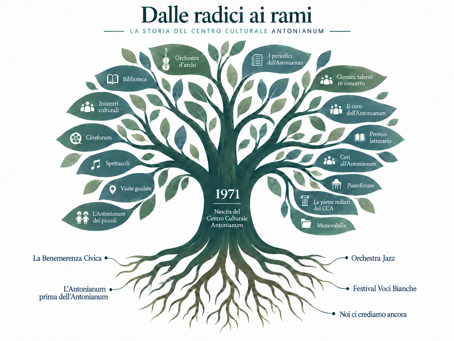 Dalle radici ai rami - storia del Centro Culturale Antonianum