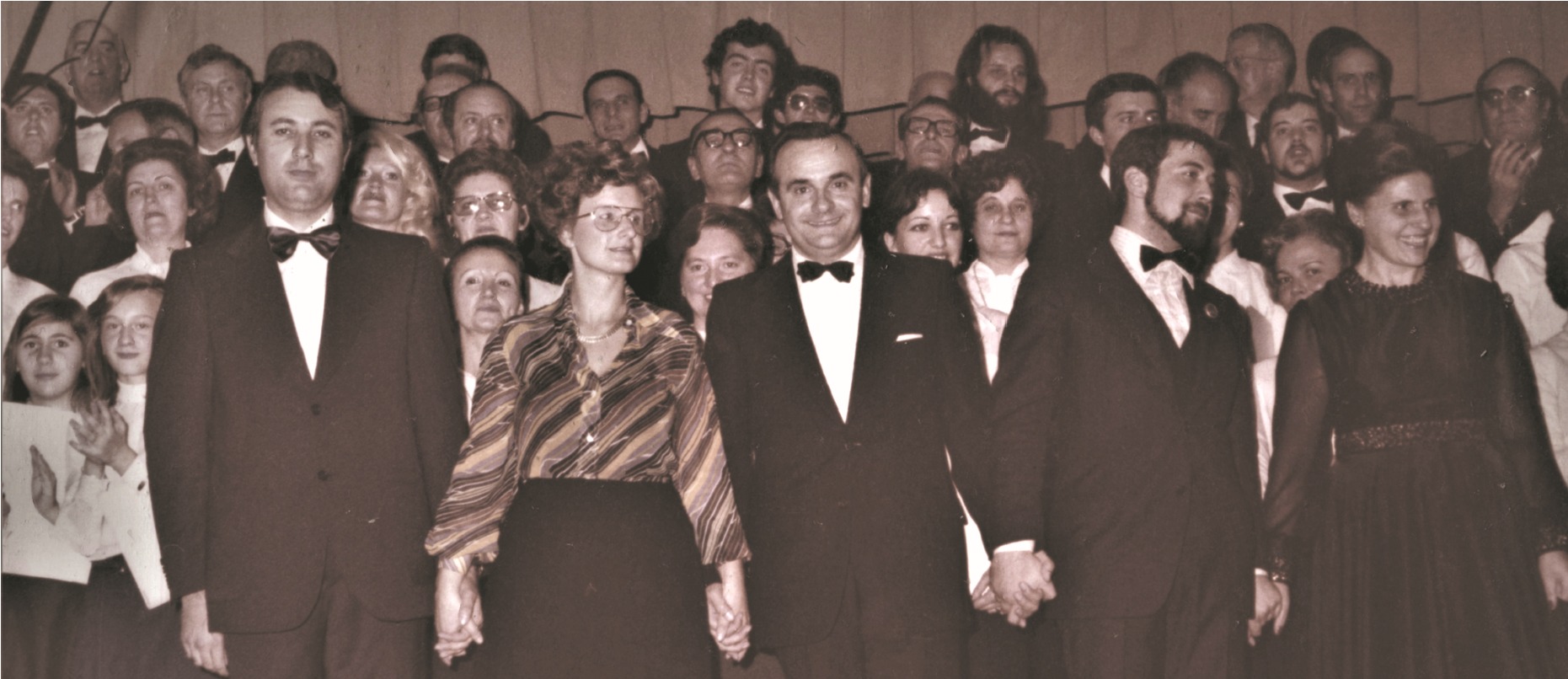 Gianni Traverso, Marvi Sottocorno Bersellini, Enzo Soncini, Antonio Spataro e Licia Cacciatori Soncini