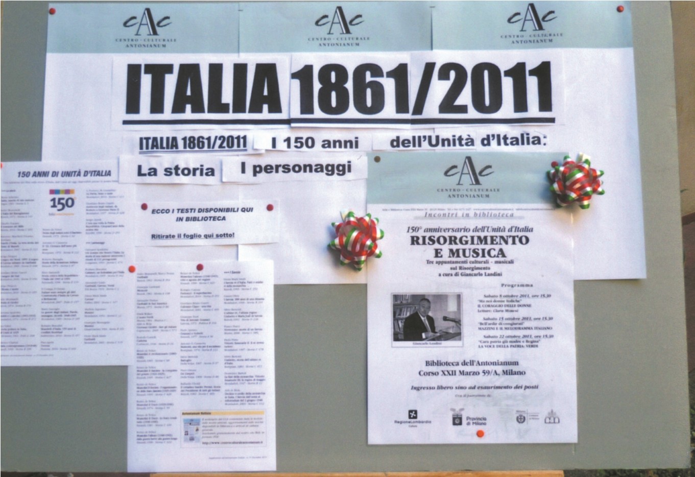Un incontro dedicato al Risorgimento e alla musica.