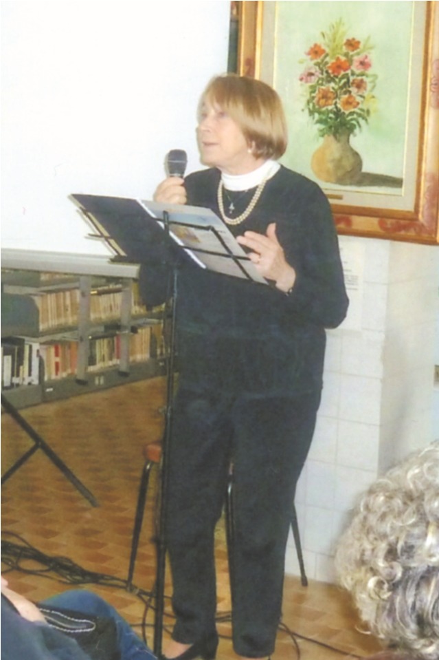 Clara Monesi durante Sotto/Sopra