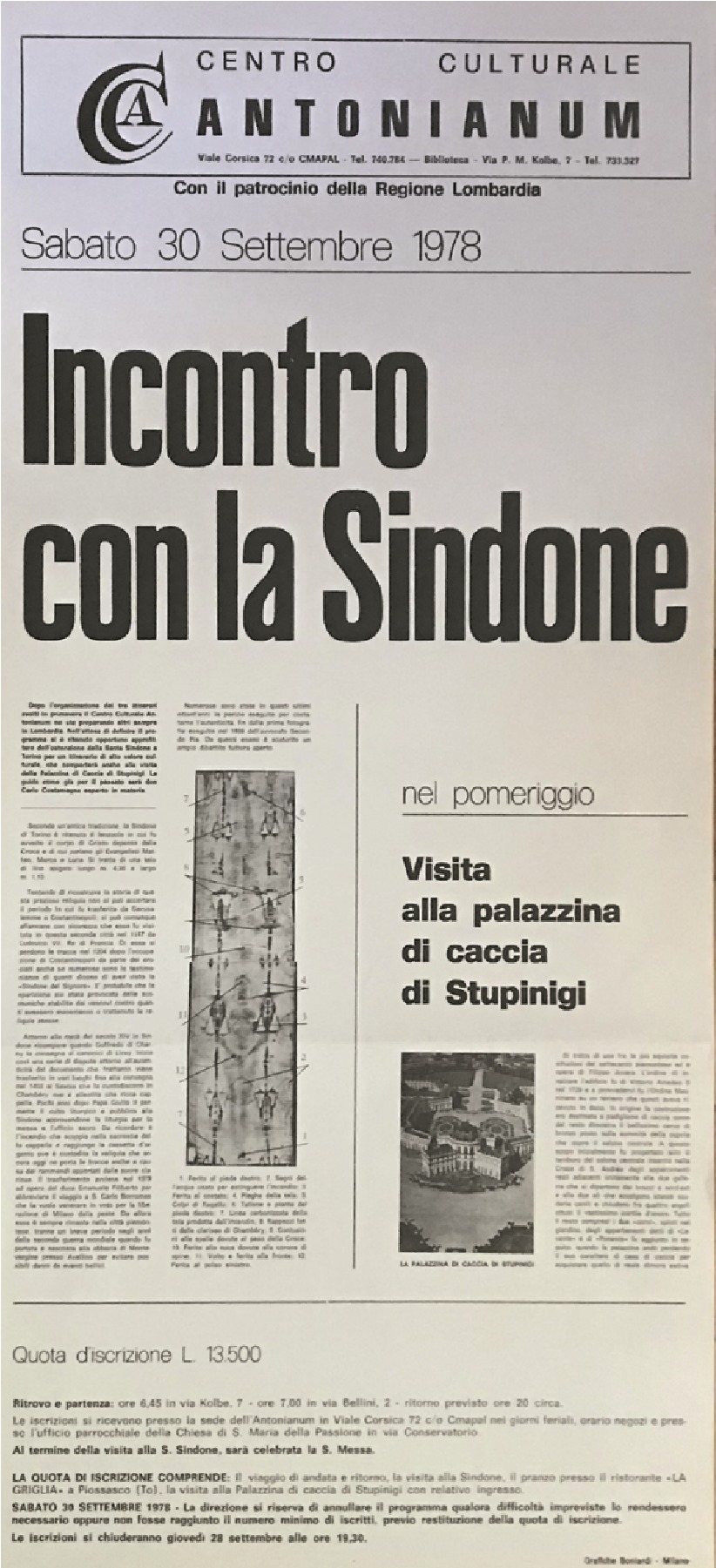 Incontro con la Sindone